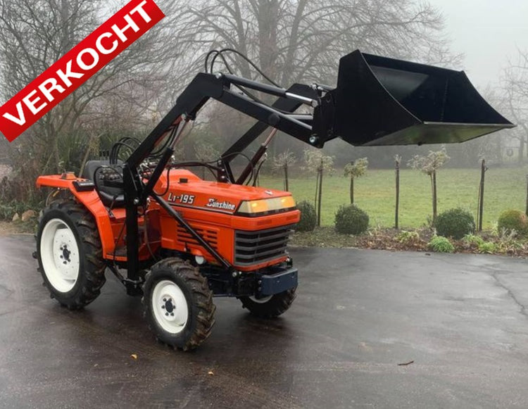 Minitractor Kubota L1-195 met nieuwe frontlader